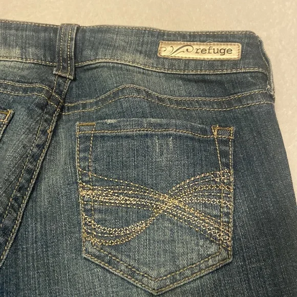 RUNWAY Distressed Refuge Every Day Boot Size 2 Blue Jeans - Picture 12 of 12